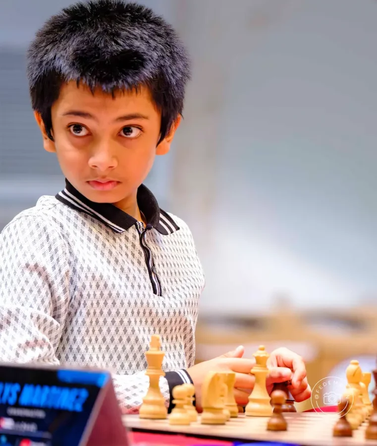 Sarbartho Mani, de 10 años, en el Leyendas y Prodigios. Foto: FMB / Damas y Reyes