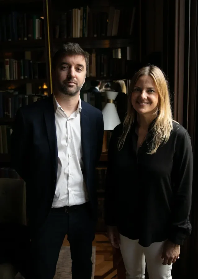 David Ayza, director del torneo, con Inese Dabola, de la Fundación Move