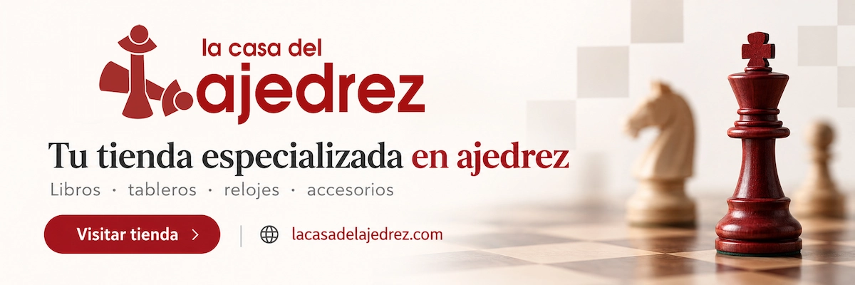 Banner La casa del ajedrez horizontal