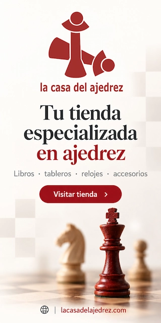 Banner La casa del ajedrez vertical