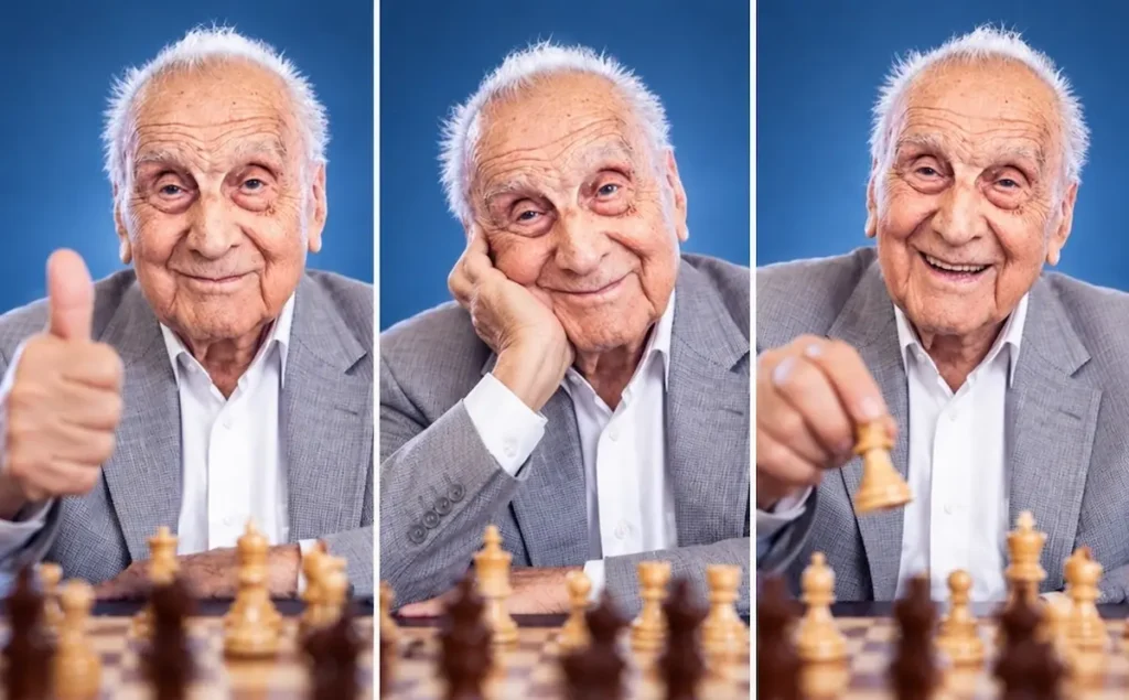 Manuel Álvarez, en el torneo homenaje por sus 105 años