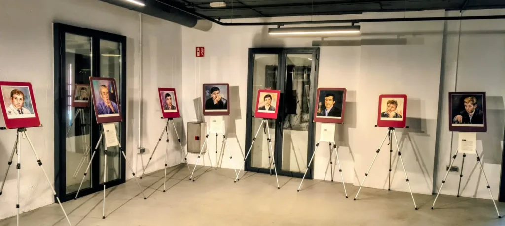 Una imagen de la exposición de Nistal Mayorga en Balmaseda.
