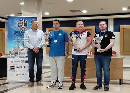 Daniel Pulvett, con su medalla de oro como campeón de Europa. Foto: ONCE